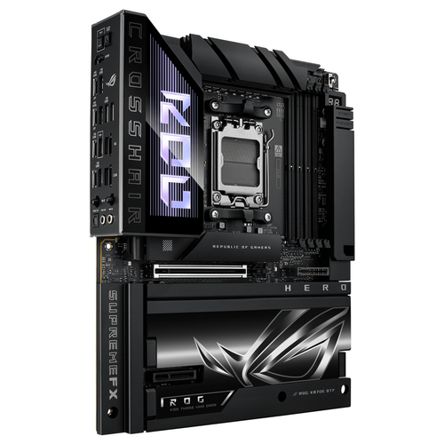 Дънна платка ASUS ROG CROSSHAIR X870E-E HERO BTF WIFI AM5... - 2