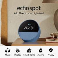 Смарт часовник Amazon Echo Spot 2024 , гласов асистент, Blue - 2