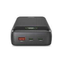 HAMA Външна батерия "PD27-W65", 27000 mAh, Изходи: 2xUSB-C, USB-A, Бързо... - 5 HAMA Външна батерия "PD27-W65", 27000 mAh, Изходи: 2xUSB-C, USB-A, Бързо... - 5