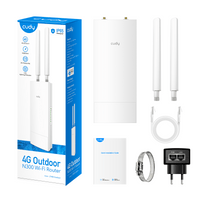 Безжичен рутер Cudy LT400 Outdoor, N300, 4G LTE,  2.4... - 4