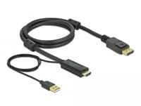 Кабел Delock HDMI мъжко - DisplayPort USB... - 1 Кабел Delock HDMI мъжко - DisplayPort USB... - 1