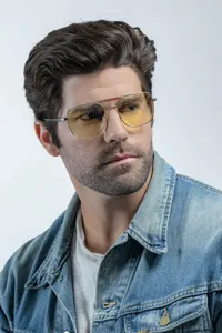 Компютърни очила GUNNAR White Wolf - Steel/Umber - Amber - 3