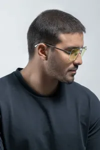 Компютърни очила GUNNAR White Wolf - Steel/Umber - Amber - 4