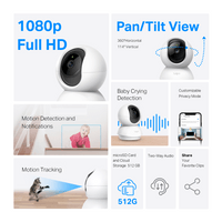 Домашна охранителна WiFi камера TP-Link Tapo C200P2,... - 2