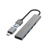 HAMA USB хъб, 4 порта, USB 3.2 Gen 1, 5 Gbit/s,... - 1