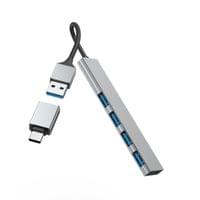 HAMA USB хъб, 4 порта, USB 3.2 Gen 1, 5 Gbit/s,... - 6