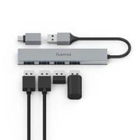 HAMA USB хъб, 4 порта, USB 3.2 Gen 1, 5 Gbit/s,... - 8