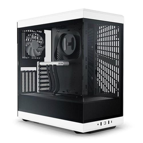 Кутия HYTE Y40 Tempered Glass, Mid-Tower, Бяло и Черно - 1