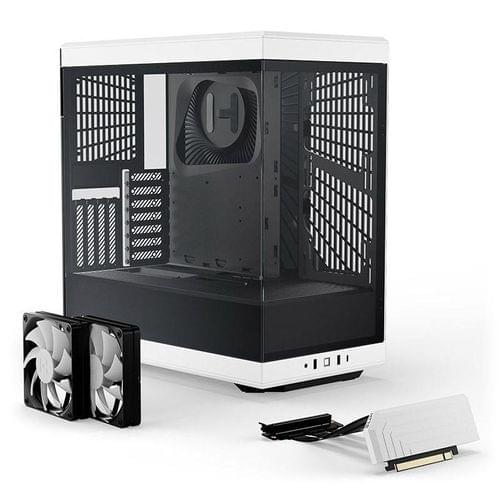 Кутия HYTE Y40 Tempered Glass, Mid-Tower, Бяло и Черно - 2