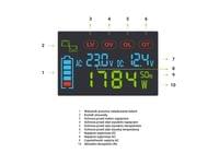 Инвертор GREEN CELL, 12/220V, DC/AC, 2000W/4000W, INVGCP2000LCD  LCD... - 3
