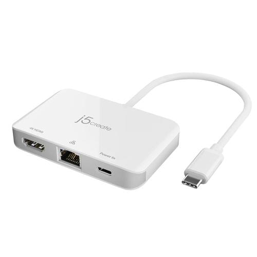 Мрежови адаптер/хъб/ j5create JCA351, Gigabit, 4K HDMI - 1