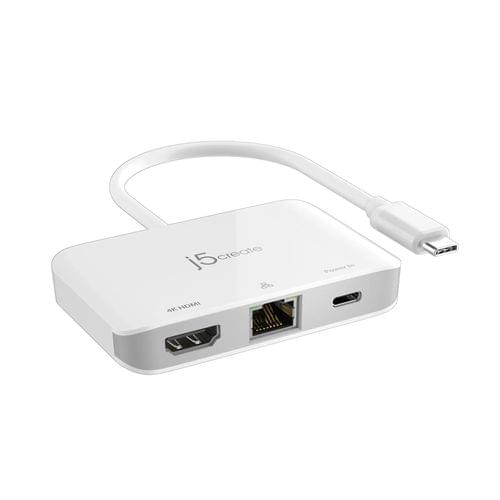 Мрежови адаптер/хъб/ j5create JCA351, Gigabit, 4K HDMI - 2
