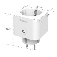 HAMA Смарт мини  WiFi контакт 3680W, 16A с прил. за измерване на... - 13