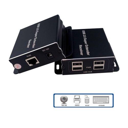 USB Extender (усилвател) ESTILLO ASKHU04-USB 1x4, усилва... - 2