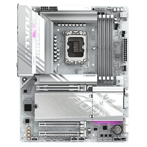 Дънна платка GIGABYTE B860 AORUS ELITE WIF 7 ICE, LGA 1851 - 1