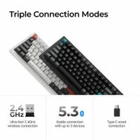 Безжична механичка клавиатура Keychron Q1 Ultra 8K Black... - 4