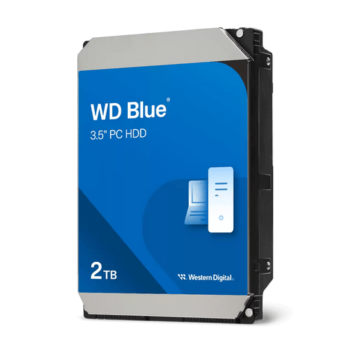 Хард диск WD Blue 2TB, 7200rpm 64MB, SATA3 - WD20EARZ - 1