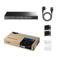 Суич Cudy GS1024E, 24 портов, управляем, 10/100/1000,  CUDY Cloud APP,... - 3