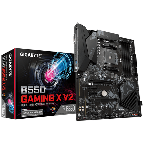 Дънна платка GIGABYTE B550 GAMING X V2 Socket AM4, 4 x... - 1