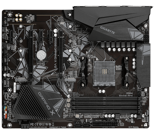 Дънна платка GIGABYTE B550 GAMING X V2 Socket AM4, 4 x... - 2
