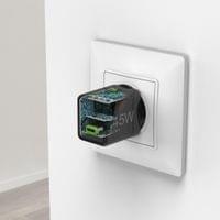 HAMA Бързо мини зарядно GaN, USB-C, PD, 45 W, черно - 8