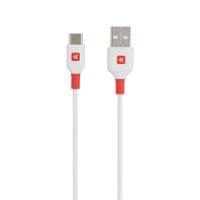 Skross Кабел USB-A 2.0 мъжко- USB-C мъжко, бял, 120 cm, 60w - 0 Skross Кабел USB-A 2.0 мъжко- USB-C мъжко, бял, 120 cm, 60w - 0