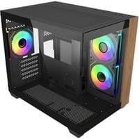 Кутия CoolerMaster Elite 481 Wood - Черна - 2 Кутия CoolerMaster Elite 481 Wood - Черна - 2