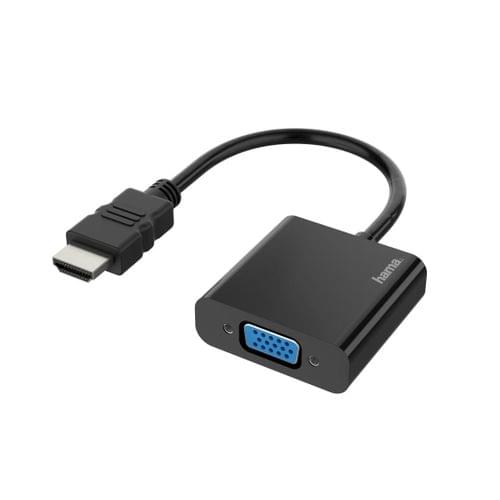 Адаптер HAMA 200343, HDMI мъжко - VGA женско, full HD... - 1