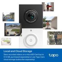 TP LINK нтелигентен видео звънец за врата Tapo D210, 2K QHD... - 5