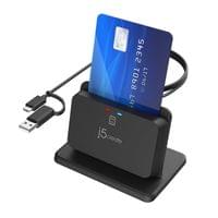 j5create JUR261-N USB Smart card/CAC reader... - 2