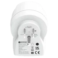 Skross универсален адаптер Europe to USA+1xUSB A/C, 20W , 1500284E - 2
