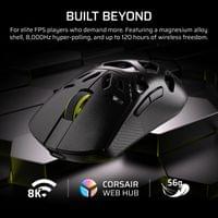 Геймърска безжична мишка Corsair Sabre v2 Pro Magnesium... - 4