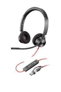 Слушалки HP Poly BW 3320 Stereo, USB-C+USB-C/A - 1 Слушалки HP Poly BW 3320 Stereo, USB-C+USB-C/A - 1