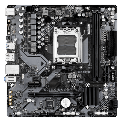 Дънна платка GIGABYTE B840M H socket AM5 - 1