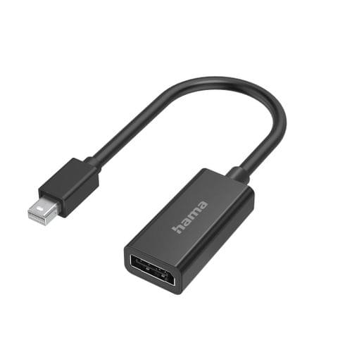 Адаптер HAMA, MiniDisplayPort мъжко - DisplayPort женско,... - 1