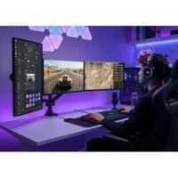 HAMA Стойка за 3 мониторa за бюро, 17&amp;quot;-32&amp;quot;, газова пружина, напълно... - 3