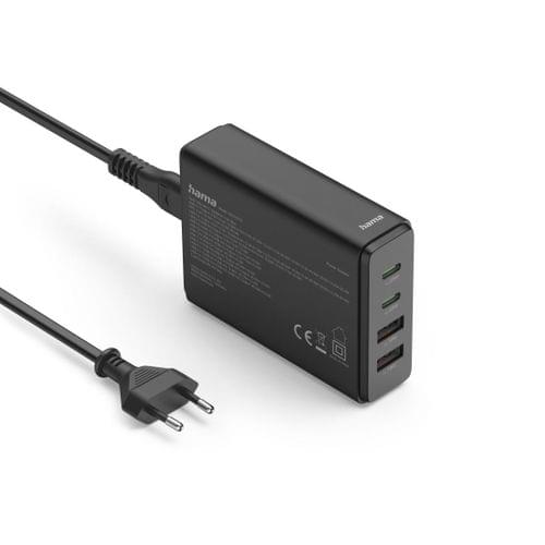 HAMA Зарядна станция 65 W, GaN, Fast Charger, 2 x USB-C,... - 2