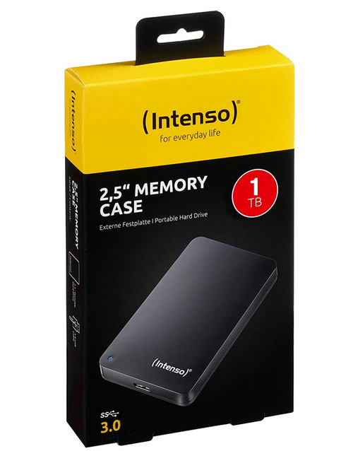 Външен хард диск Intenso, 2.5", 1TB - 2