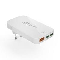 HAMA Бързо мини зарядно, 65W, 2x USB-C, 1x USB-A, PD,... - 2