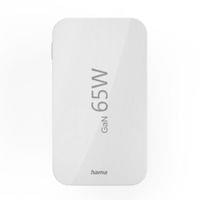 HAMA Бързо мини зарядно, 65W, 2x USB-C, 1x USB-A, PD, плоско, бяло - 3