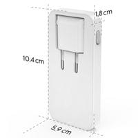 HAMA Бързо мини зарядно, 65W, 2x USB-C, 1x USB-A, PD, плоско, бяло - 18