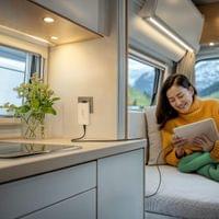 HAMA Бързо мини зарядно, 65W, 2x USB-C, 1x USB-A, PD, плоско, бяло - 21