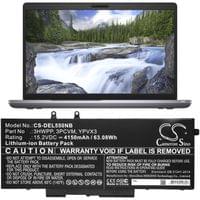 Батерия  за лаптоп DELL Latitude 14 5410, Latitude 15 5511 3HWPP 15.2V... - 2