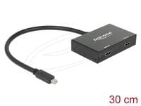 Delock Сплитер Display port 1.2 от mini Dsplay Port мъжко... - 1