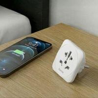 Travel Adapter тип E и F, 3-пинов, универсален, от цял ​​свят към... - 10