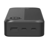 HAMA Външна батерия 20000 mAh, 3 изхода: 2 x USB-C, 1 x USB-A, черна - 5