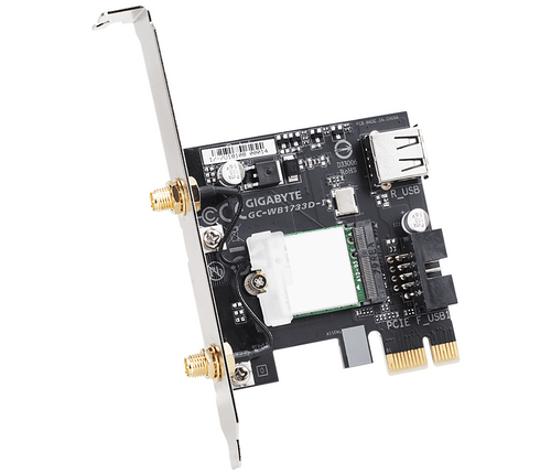 Безжичен PCI Express адаптер Gigabyte GC-WB1733D-I, 2x2... - 2