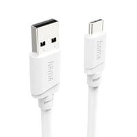 HAMA Кабел USB-A - USB-C, 2 м, бял - 6