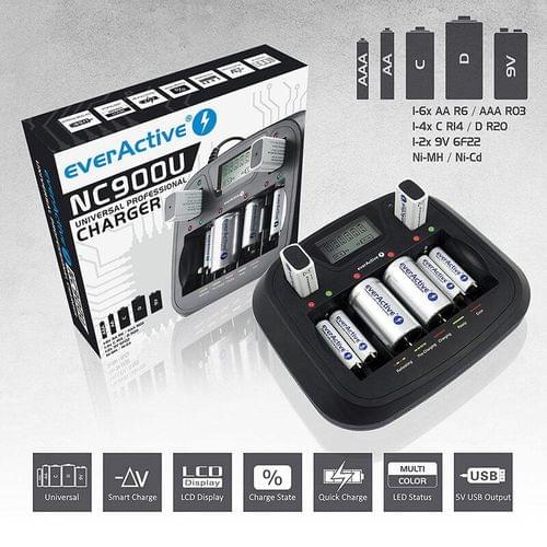 Зарядно у-во Universal Charger  NIMH R6,03,14,20,22 с... - 2