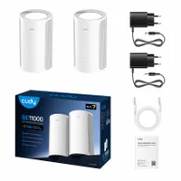 Безжична MESH система Cudy M11000 BE11000 Tri-Band... - 3